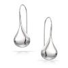 Bling Jewelry Classic Teardrop Hook Earrings 925 Sterling Silver