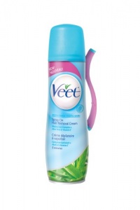 Veet Spray On Hair Removal Cream Sensitive Formula, 5.10 Ounce