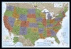 United States Decorator Wall Map (Laminated) (Reference - U.S.)