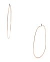 Michael Kors Rose Gold Whisper Hoop Earrings MKJ2447