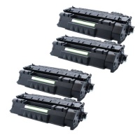 Premium Replacement HP CF280A (80A) Black High Yield Toner (4 Packs) Premium Replacement HP CF280A (80A) Black High Yield Toner (4 Packs)