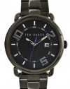 Ted Baker Men's TE3034 Time Flies Triple Black Analog Bracelet Watch