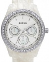 Fossil ES2790 Stella Resin Watch - Pearlized White