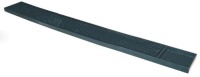 Rubber Bar Serving Mat, 27''x3 1/4'' Black Rubber Bar Serving Mat, 27''x3 1/4'' Black