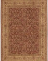 Shaw Living Beaufort Rug, 5-Feet 5-Inch by 8-Feet, Red
