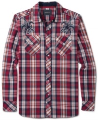 Check out this plaid shirt by Ring of Fire and get check in with style. Check out this plaid shirt by Ring of Fire and get check in with style.