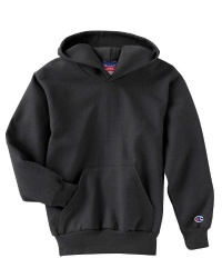 Champion Double Dry® Action Fleece Pullover Kids Hoodie, XL-Black Champion Double Dry® Action Fleece Pullover Kids Hoodie, XL-Black