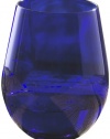 Wine Enthusiast Cobalt U Glasses, Blue, Set of 2