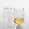 Wine Enthusiast Steady-Temp Double Wall Chardonnay Stemless Wine Glass, Set of 2