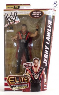 WWE Collector Elite Series 18 Jerry Lawler Figure WWE Collector Elite Series 18 Jerry Lawler Figure