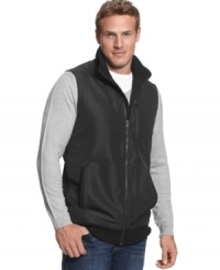 Outdoorsy goes everyday with this versatile vest from Calvin Klein. Outdoorsy goes everyday with this versatile vest from Calvin Klein.