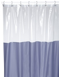 Carnation Home Fashions 72 by 72-Inch Vinyl Window Shower Curtain, Slate Blue Carnation Home Fashions 72 by 72-Inch Vinyl Window Shower Curtain, Slate Blue