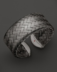 Fifth Season by Roberto Coin Black Silver Medium Cuff Fifth Season by Roberto Coin Black Silver Medium Cuff