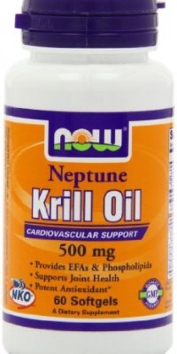 Now Foods Neptune Krill Oil 500mg Soft-gels, 60-Count Now Foods Neptune Krill Oil 500mg Soft-gels, 60-Count