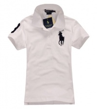 Ralph Lauren Custom-Fit Big Pony S/S WHITE/BLACK PONY XXL Polo shirt Ralph Lauren Custom-Fit Big Pony S/S WHITE/BLACK PONY XXL Polo shirt