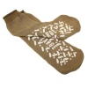 Single-Side Tread Socks-BEIGE-LARGE (Adult Sizes: 8-9)