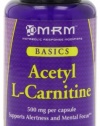 MRM Acetyl L-carnitine 500mg Per Capsule, 60-Count