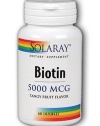 Biotin 5000mcg - 60 - Lozenge