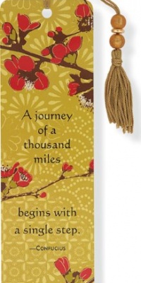 Japonica Beaded Bookmark