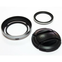 Fujifilm X20 Lens Hood and Filter Set (Silver) Fujifilm X20 Lens Hood and Filter Set (Silver)