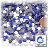 The Crafts Outlet 144-Piece Flat Back Round Rhinestones, 5mm, Royal Blue