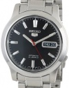 Seiko Men's SNK795 Seiko 5 Automatic Black Dial Stainless Steel Bracelet Watch