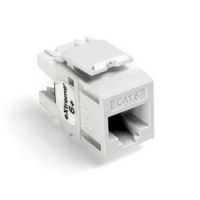 Leviton 61110-RW6 eXtreme 6+ QuickPort Connector, CAT 6, White Leviton 61110-RW6 eXtreme 6+ QuickPort Connector, CAT 6, White