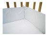 American Baby Company 100% Cotton Percale Cradle Bumper, White