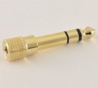AudioAdapt LE Quality Headphone Adapter Stereo Gold Plug 1/4-Inch (6.3mm) Male to 1/8-Inch (3.5mm) Female AudioAdapt LE Quality Headphone Adapter Stereo Gold Plug 1/4-Inch (6.3mm) Male to 1/8-Inch (3.5mm) Female