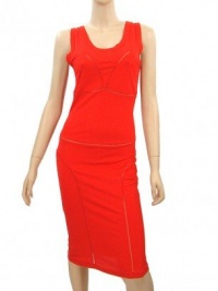 Jean Paul Gaultier Soleil Dress - MINT Red Viscose Tank Dress Size M