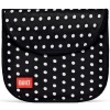 BUILT Reusable Velcro Sandwich Bag, Mini Dot, Black and White