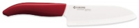 Kyocera Revolution Series 5-1/2-Inch Santoku Knife, Red Handle Kyocera Revolution Series 5-1/2-Inch Santoku Knife, Red Handle