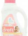 Dreft Baby Liquid Laundry Detergent 32 Loads 50 Fl Oz, 50.000 Fluid Ounce (Pack of 2)