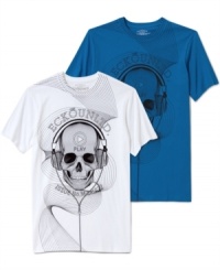 Remix your casual wardrobe to a brand-new beat with this cool graphic tee from Ecko Unltd. Remix your casual wardrobe to a brand-new beat with this cool graphic tee from Ecko Unltd.