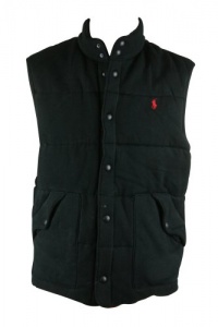 Polo Ralph Lauren Mens Classic Quilted Red Plaid Lined Vest Polo Ralph Lauren Mens Classic Quilted Red Plaid Lined Vest