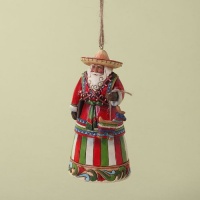 Enesco Jim Shore Heartwood Creek Mexican Santa Ornament, 4-1/2-Inch Enesco Jim Shore Heartwood Creek Mexican Santa Ornament, 4-1/2-Inch