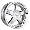 Baccarat Sync 1140 Chrome Wheel with Chrome Facet (18x7.5/8x114.3mm)
