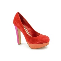 Steve Madden Beasst Womens Size 9.5 Red Suede Platforms Heels Shoes New/Display Steve Madden Beasst Womens Size 9.5 Red Suede Platforms Heels Shoes New/Display