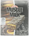 CytoSport Muscle Milk Bars, Chocolate Peanut Caramel, 1 Pound 4.6 Ounce Box, 8-Count