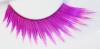 Zinkcolor Rosy Pink Plum False Synthetic Eyelashes E354 Dance Halloween Costume
