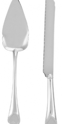 Lenox Wedding Promises 2-Piece Silverplated Heart Dessert Set Lenox Wedding Promises 2-Piece Silverplated Heart Dessert Set