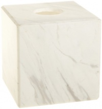 Waterworks Studio 1614523 White Marble Tissue Box Cover Waterworks Studio 1614523 White Marble Tissue Box Cover
