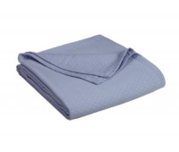 Calvin Klein White Label Oval Bands Queen Coverlet, Lilac Calvin Klein White Label Oval Bands Queen Coverlet, Lilac