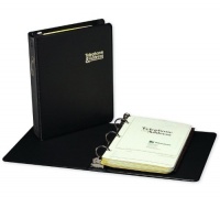 Wilson Jones 812 Telephone Address Book, Round Ring, 1-Inch, 1600 Entries, A-Z Index, Black (W812) Wilson Jones 812 Telephone Address Book, Round Ring, 1-Inch, 1600 Entries, A-Z Index, Black (W812)