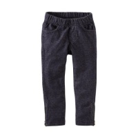 Tea Collection Girls Denim Look Skinny Pants, Indigo, 7 Tea Collection Girls Denim Look Skinny Pants, Indigo, 7