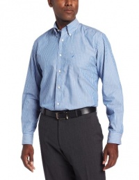 Nautica Men's Long Sleeve Wrinkle Resistant Multi Stripe Woven Nautica Men's Long Sleeve Wrinkle Resistant Multi Stripe Woven