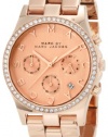 Marc Jacobs Henry Rose Gold Pink Dial Women's Watch MBM3118