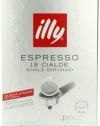 illy Caffe Scura Coffee, Espresso,  (Dark Roast, Black Band), 18-Count E.S.E. Pods (Pack of 2)