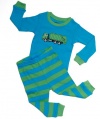 Leveret Garbage Truck 2 Piece Pajama 100% Cotton (Size 6M-5T)