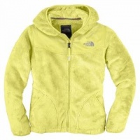 The North Face Oso Hooded Fleece Jacket - Girls' Metallic Silver/Razzle Pink, S The North Face Oso Hooded Fleece Jacket - Girls' Metallic Silver/Razzle Pink, S